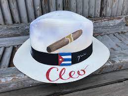 Welcome To Cuba Panama Hat Hats Hand Painted