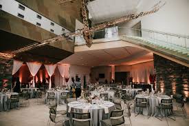Wedding Reception In Our Atrium Shot By Pat Cori Photography Modern Wedding Venue Night Time Wedding Art Museum