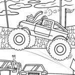 El toro loco monster truck. Monster Trucks Coloring Pages Download And Color For Free