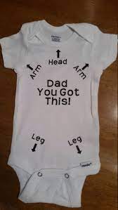Funny Onesie New Daddy Gift Baby Shower Gift New Baby Gift Dad You Got This Funny Baby Neutral Baby Clothes New Baby Products Gender Neutral Baby Clothes