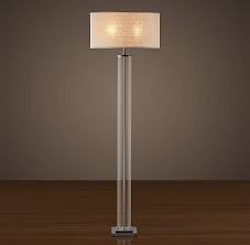 French Column Glass Floor Lamp Glass Floor Lamp Bronze Floor Lamp Column Floor Lamp