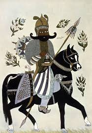 Antarah Ibn Shaddad Folk Art Art Painting
