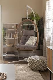 This hanging egg chair hammock with stand will make a stylish seating option both indoors and outdoors. Hammock Swing Chair In 2021 Swing Chair Bedroom Hanging Chair Living Room Room Hammock
