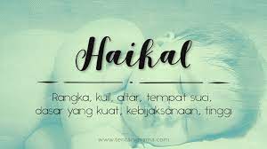 ☪ nama islam » nama perempuan islam » makna nama anak perempuan dalam islam yang di anjurkan. Arti Nama Haikal Tentangnama