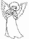 Angel coloring page to download and coloring. Angel Coloring Pages