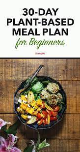 30 Day Plant Based Meal Plan For Beginners Plant Based Diet Meal Plan Whole Food Recipes Plant Based Diet Recipes