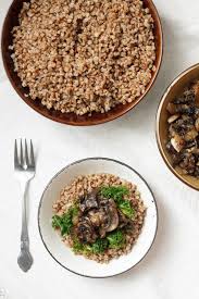 Buckwheat Kasha With Caramelized Mushrooms Onions Recipe Buckwheat Recipes Food Recipes