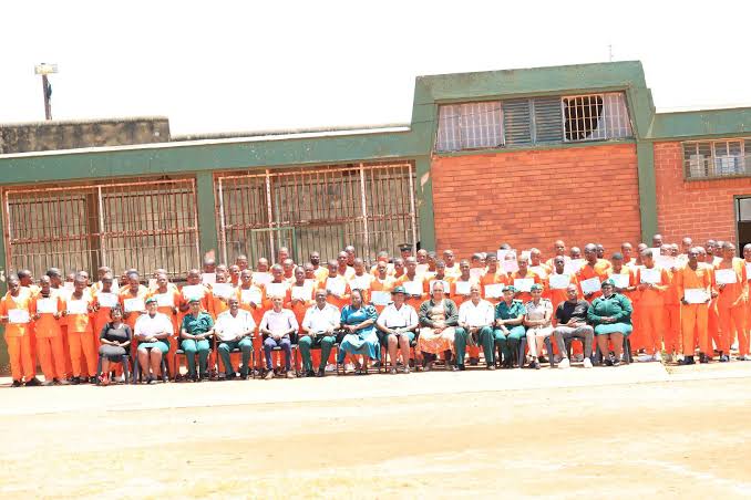 A total of 78 offenders graduated at Matsapha Correctional Centre (Maximum)  on Wednesday. This ceremony came after a GBV program facilitated by  Phumelela Project in partnership with SAFAID a non-profit entity aimed