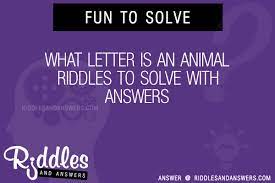 Here's our collection of animal riddles with answers. 30 What Letter Is An Animal Riddles With Answers To Solve Puzzles Brain Teasers And Answers To Solve 2021 Puzzles Brain Teasers