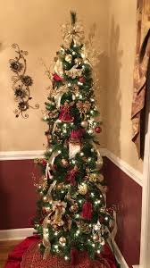 Slim Christmas Tree Purchased At Home Depot Pencil Christmas Tree Diy Christmas Tree Ornaments Slim Christmas Tree