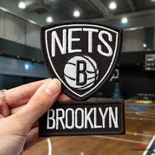All black and all white logo versions are for use when colour is not available. Brooklyn Nets Patch Nba Sports Team Emblem Size 3 5 X 3 3 Inches Embrosoft