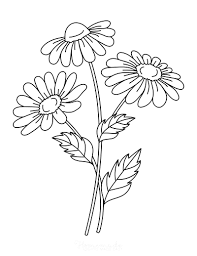 Easy coloring pages for kids. 112 Beautiful Flower Coloring Pages Free Printables For Kids Adults