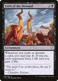 Faith Of The Devoted Commander 2019 C19 112 Scryfall Magic The Gathering Search Then if you gained 5 or more life this turn, each opponent loses 5 life. faith of the devoted commander 2019