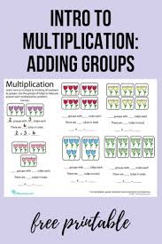 Introduction To Multiplication Adding Groups Worksheet Education Com Multiplication Math Facts Learning Math