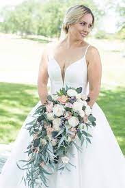 Gold bouquet bouquet en cascade cascading wedding bouquets bride bouquets floral wedding wedding flowers trailing bouquet flower bouquets wedding dresses. Pastel Colors Long Cascading Bouquet Bridal Bouquet Sola Wood Flowers Peony Keepsake Bouquet Bridal Bouquet Cascade Bouquet Blush Bridal Bouquet Cascading Wedding Bouquets Bridal Bouquet Blue