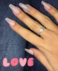 Crome Coffin Nails Acrylic Nail Designs Chrome Nails Coffin Nails Designs