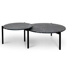 Linus 79cm Black Marble Coffee Table With Black Base Interior Secrets Marble Coffee Table Black Marble Coffee Table Coffee Table