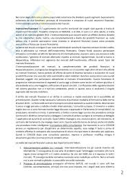 Diritto dei mercati finanziari, diritto bancario e dell'intermediazione finanziaria, diritto penale commerciale. Appunti Di Diritto Dei Mercati Finanziari