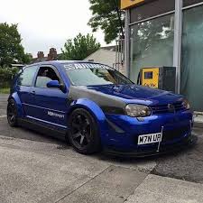 Golf Gti Mk4 Modified Wide Body Vw Mk4 Vw Golf Mk4 Volkswagen