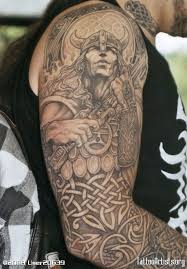 It is placed here on the arm, but could work equally well on the leg. 30 Fighting Warrior Tattoos Cuded Celtic Warrior Tattoos Celtic Sleeve Tattoos Celtic Tattoos