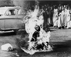 Quảng đức was protesting the persecution of buddhists by the south vietnamese government led by ngô. A Monk S Graphic Sacrifice Old Heroes Site
