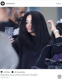 Blac Chyna Real Hair Blac Chyna Post Her Luxurious Natural Hair Snap Natural Hair Styles Blow Dry Hair Hair