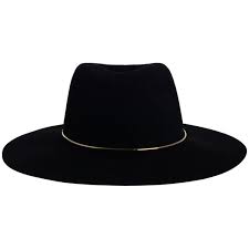 Zimmermann Felt Short Brim With Hat Bar Felt Shoes Short Brim Hat Black Sandals