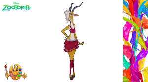 Use this lesson in your classroom, homeschooling curriculum or just as a fun kids activity that you as a parent can do. Coloring Zootopia Gazelle Coloring Pages Coloring Book Youtube