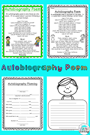 Autobiography Poems For Kids In 2020 Poem Activities Poetry For Kids Poetry Writing Activities