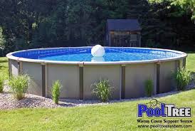 Pooltree System Pool Tree System Winter Cover System Aboveground Pools Above Ground Pool Pool Pil Backyard Pool Landscaping Backyard Pool Pool Landscaping