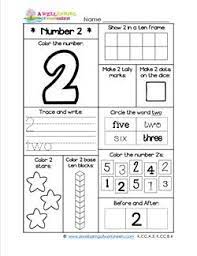 Maybe you would like to learn more about one of these? Number Worksheets For Kindergarten Number 2 Worksheet