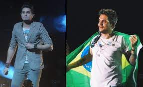 Maybe you would like to learn more about one of these? Separados No Nascimento Luan Santana Aparece Igual A John Mayer Em Show Fotos R7 Musica