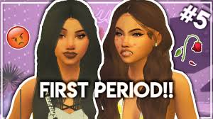 For the sake of realism, it's possible to have a menstrual cycle, miscarry and even donate unborn babies for scientific research. Twins First Period Double Trouble 5