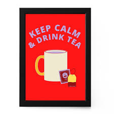Poster Emoldurado A3 Keep Calm Drink Tea Cha Decor Cozinha No Elo7 Vibes Quadros Decorativos 1860e66