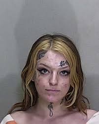 24-year-old Lily Poluga from Ocklawaha, Florida was arrested