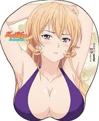 Fate Series Saber 3D Boobs Anime Mouse Pad With Wrist Support - ACG.RE