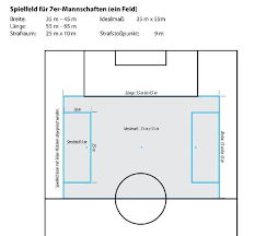 27 m die höchstmaße für separat gebaute kleinfelder betragen: Spielfelder Fur 7er Und 9er Mannschaften Sbfv