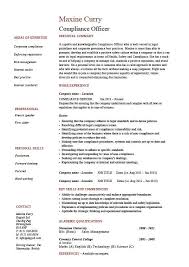 Compliance Officer Resume With Images Project Manager Resume Job Resume Examples