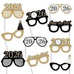 New Year's Eve - Gold Glasses - Paper Card Stock 2026 New Year's ...