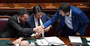 Rezultat iskanja slik za di maio salvini conte foto