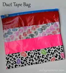 Diy Duct Tape Ziploc Bag Organizer Tutorial Duct Tape Duct Tape Bags Operation Christmas Child Boxes