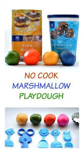Edible Playdough Recipe No Cook Marshmallow Playdough Edible Playdough Playdough Recipe Marshmallow Playdough