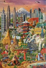 Puzzle 42000 piezas la vuelta al mundo. Educa Around The World 42 000 Pieces Section 1 Of 7 Flickr