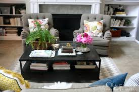It helps contain your pieces and make it easy to move groupings around your table in case you need to make room for drinks or appetizers. What S On Your Coffee Table Jones Design Company