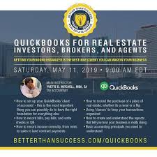Bts Quick Books For Real Estate Investors Brokers