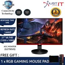 It has a simple design, with a wide stand that supports the monitor well and okay ergonomics. Aoc 27g2e5 27 Ips 75hz 1ms Fhd Adaptivesync Gaming Monitor Shopee Malaysia