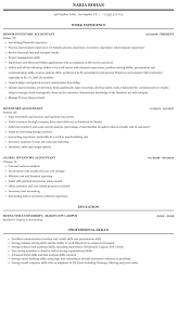 The cost accountant/cost analyst will be responsible for: Inventory Accountant Resume Sample Mintresume