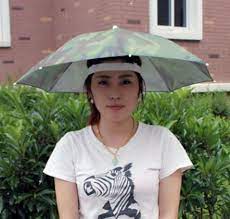 2021 Sunny Umbrella Cap Beach Camping Head Hats Fishing Headwear Sun Sunshade Rainy Umbrella Hat Rain Portable Folding From Kaiyue608 2 01 Dhgate Com