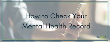 How To Check Your Mental Health Record Ica Notes