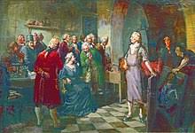 Despite johanna's interference, empress elizabeth took a strong liking to sophie, and her marriage to peter eventually took place in 1745. Elizabeth Of Russia Wikipedia